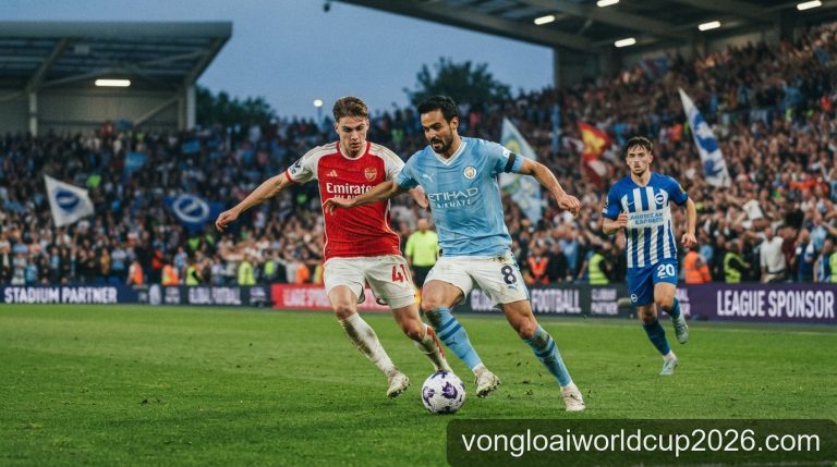 Premier League 2026/27: Man City toàn thắng, Arsenal bám đuổi và cuộc đua 'ngựa ô' Brighton